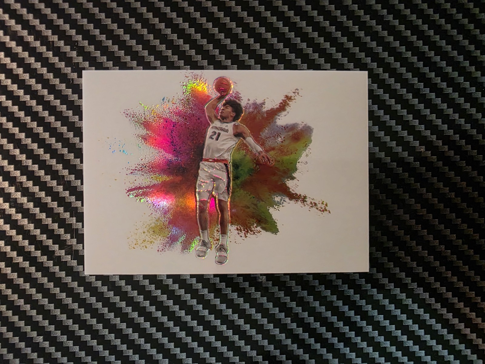 2019 Panini Prizm Draft Picks Rui Hachimura Color Blast