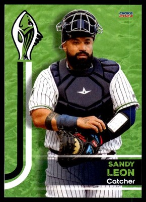 2024 Sandy Leon Choice Minor League Rookie Card Gwinnett Stripers