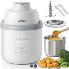 NIB NutriEase AllStage Stainless Steel Baby Food Maker Steamer and Blender