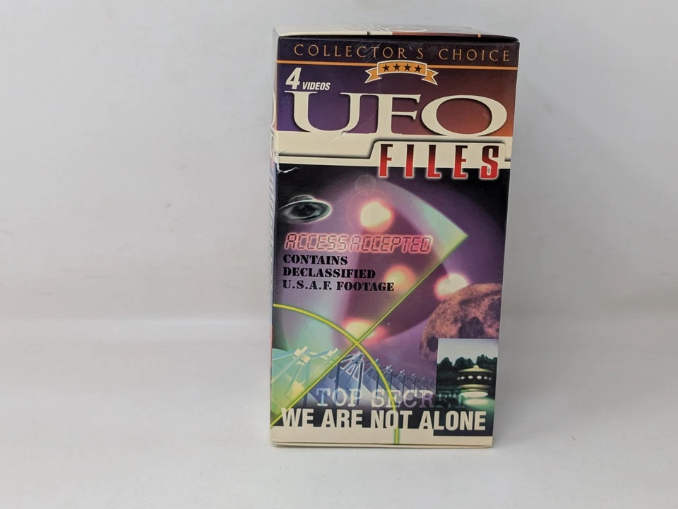 UFO Files VHS Box Set Documentary Show Aliens Supernatural Horror Weird VTG 90s - Image 2 of 4