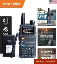 USB-C Rechargeable Tri-Band Radio with 1000 Channels, NOAA & GPS -  Rating