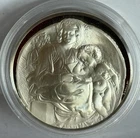 1970  silver Pitto Tondo Virgin Mary  41  gram .925  Proof coin lot #35