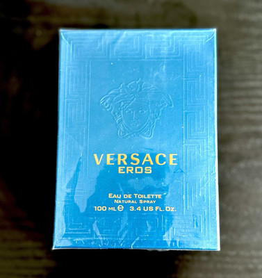 Versace Eros Eau de Toilette Natural Spray 3.4 fl oz Regular Size