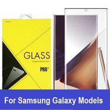 For Samsung Galaxy Note 20 Ultra S26 S25 S24+ S8 Tempered Glass Screen Protector