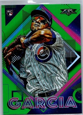2020 Topps Fire #140 Robel Garcia Green #/199