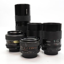 M42 Screw Mount Lens Bundle 35 / 50 / 2x 135 / 85-210mm -BB-