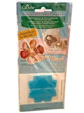 Clover Kanzashi Flower Maker, Round Petal, Small 50mm Make Flowers Quick 8480