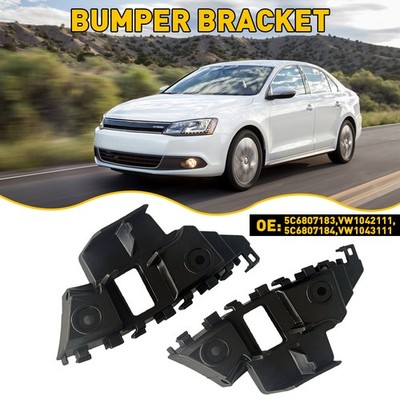 Front Driver & Passenger Bumper Bracket For 2011-2014 Volkswagen Jetta VW1042111