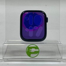 Unlocked Apple Watch Series 7 45MM Black Aluminum MKJ73LL/A Face Only