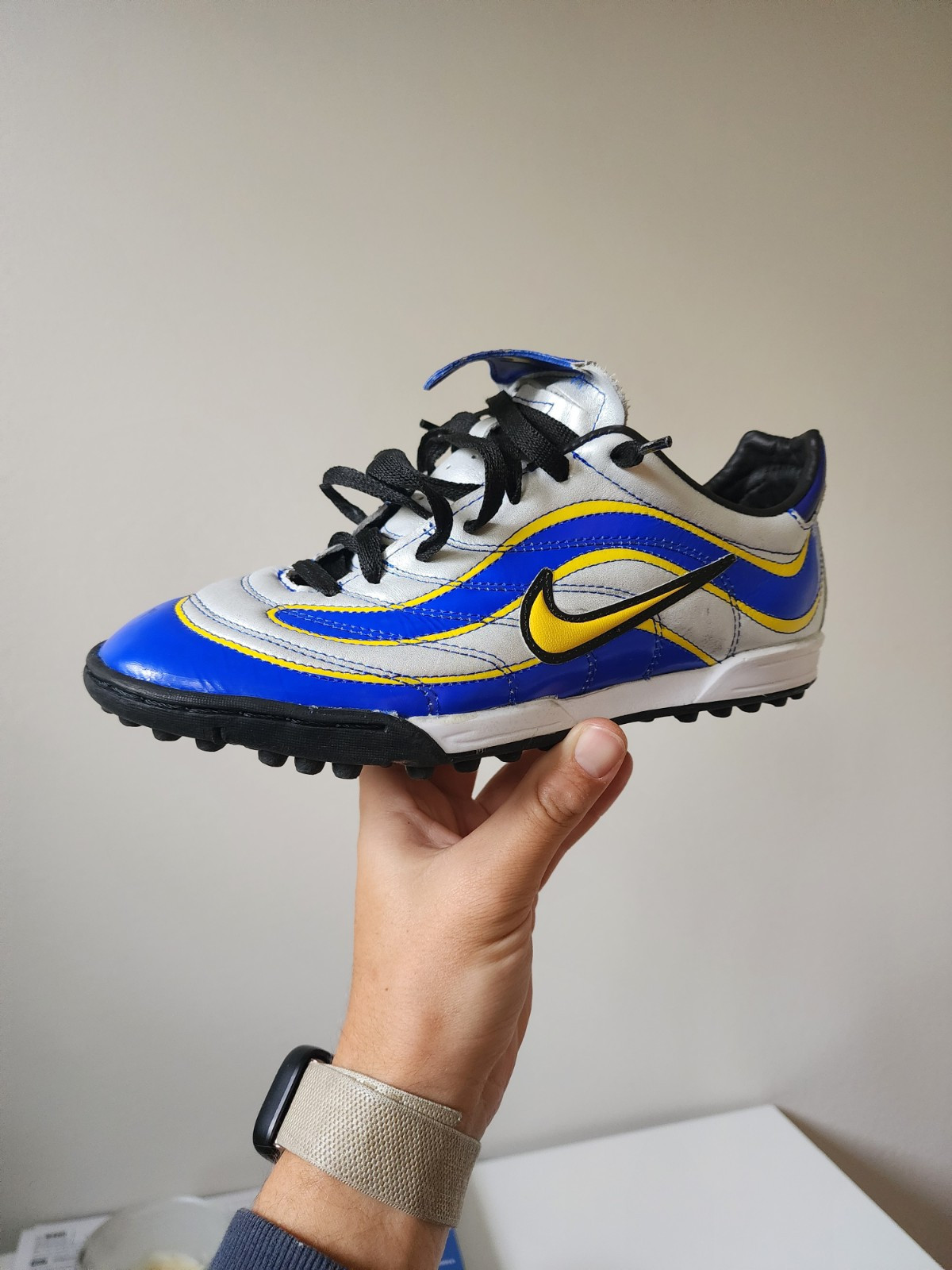 Generic Soccer Turf Mercurial Vapor 1998 R9 Nazario Sneakers HAND
