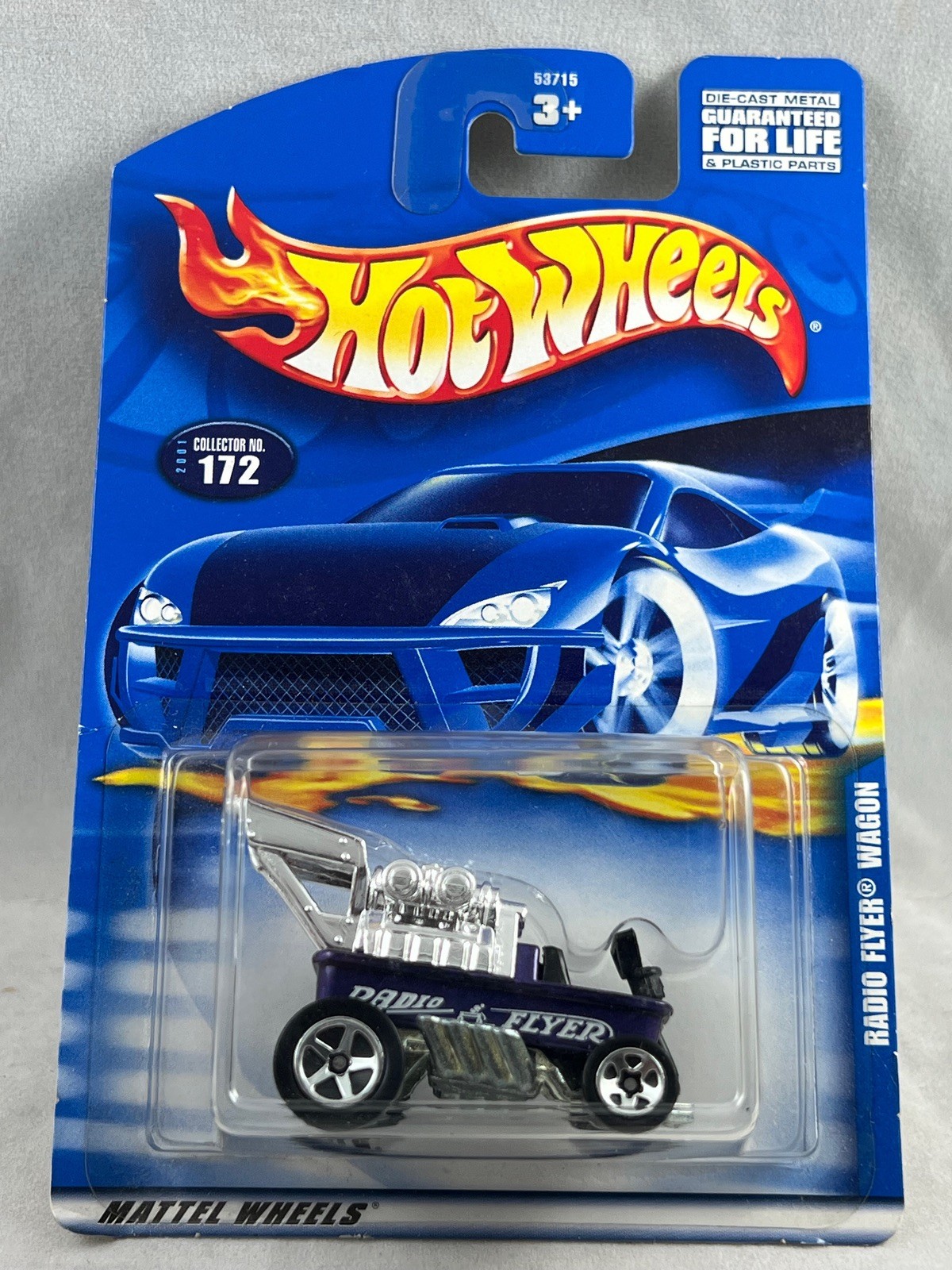 Hot Wheels Radio Flyer Wagon Purple 2001 #172