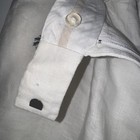Paraphrase White Linen Cropped Pants Sz 12 Embroidered 🌴 — photo 5