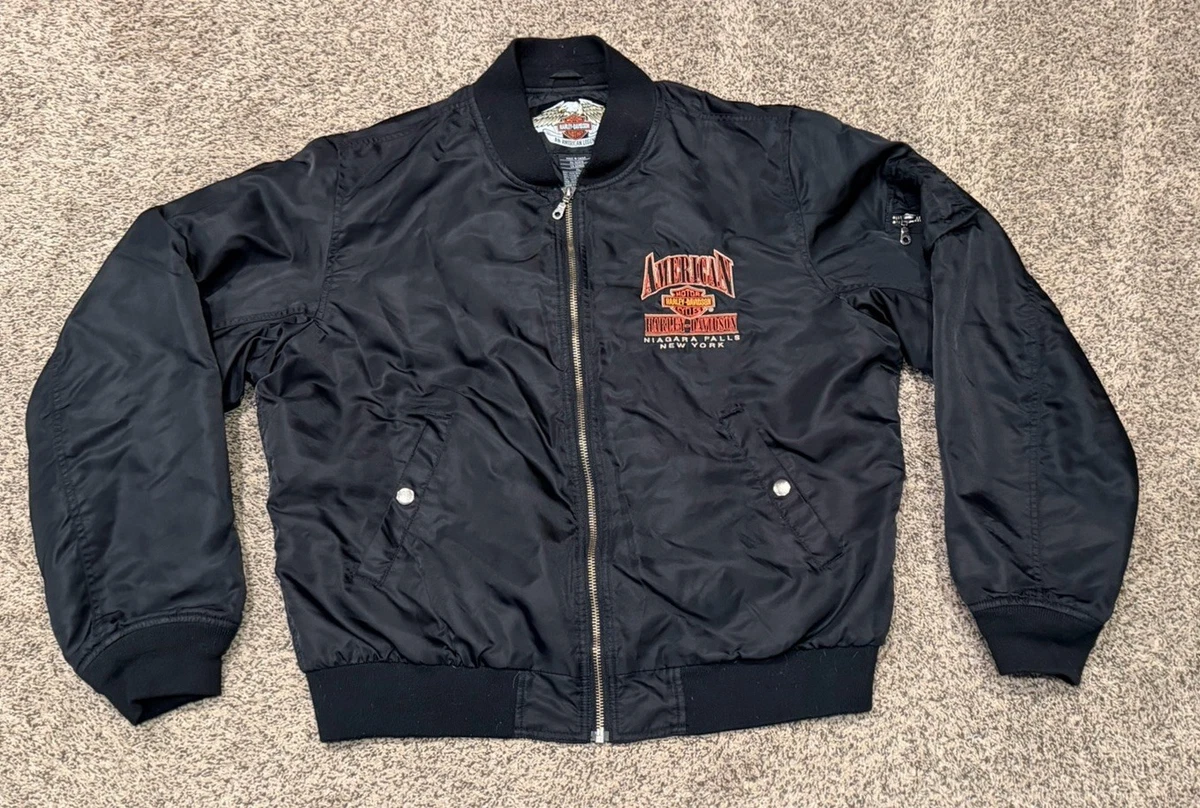 ジャケット・アウター Harley-Davidson HOG MA-1 MADE IN USA ジャケット・アウター Harley-Davidson HOG MA-1 MADE IN USA VTG