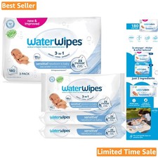 Dermatologist Approved Baby Wipes, 3-Packs 60 Count, Perfect for Sensitive Skin