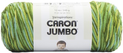 2 Pack Caron Jumbo Print Yarn-Foliage 294009-9052