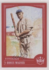 2018 Panini Diamond Kings Red Frame Honus Wagner (No Collar) #2 HOF 08jk