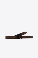 Nuova cintura pelle Zara US34 marrone 2823/401 accessori uomo pantaloni jeans giacca