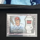 Topps 2021 MLB Card Lot 6 Mike Trout Hard Signed 1/1 Auto Relic + Chrome