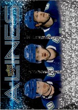 2024-25 Upper Deck #AL-29 J.T. Miller / Elias Pettersson / Brock Boeser A-Lines