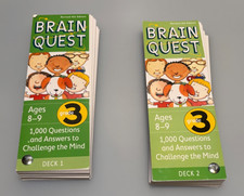 Brain Quest 3rd Grade 3 4th Edition Deck 1  2 - 1,000 Questions and Answers