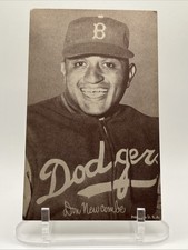 1947-66 Exhibits - W461 Don Newcombe Dodgers logo on jacket (RC)