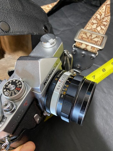 Konica Autoreflex T vintage camera w/ Hexanon lens UNTESTED from estate - Picture 8 of 12