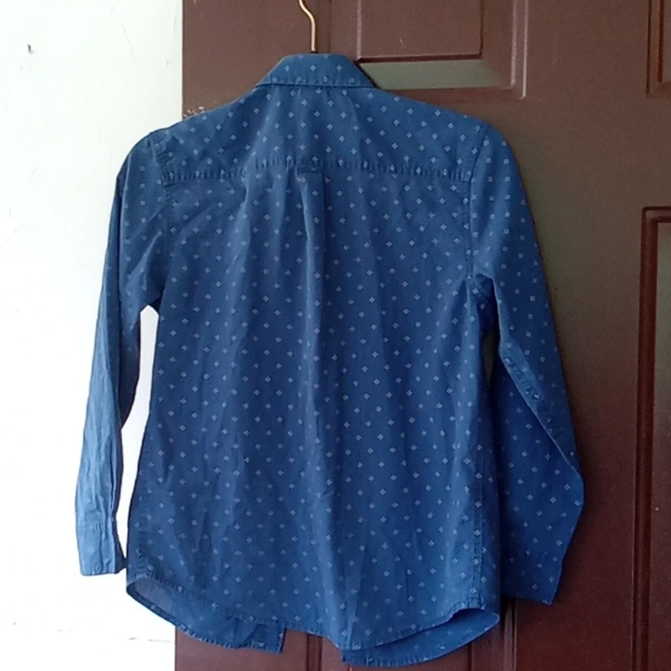 Faded Glory button down shirt sz 10-12 - Image 2 of 3