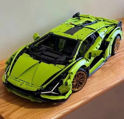 Custom MOC TECHNIC: Lamborghini Sian FKP 37 (42115)- Retired- New In Box