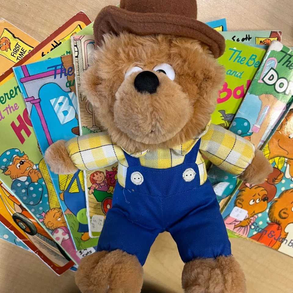 10 Berenstain Bears Book Lot 4 plush bear family Stan & Jan Berenstain books VTG - Image 2 of 4