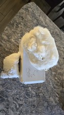 Vintage Auerbach's Girls White Fur Muff and Hat 1950's In Original Box