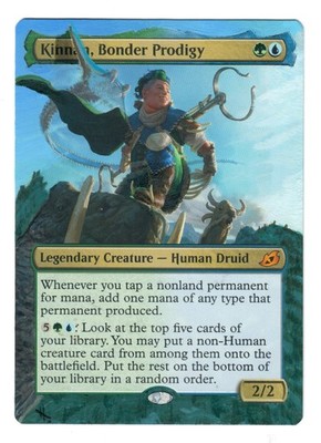 Kinnan, Bonder Prodigy Altered Full Art MTG Magic Best cEDH Simic Big Flips Mana