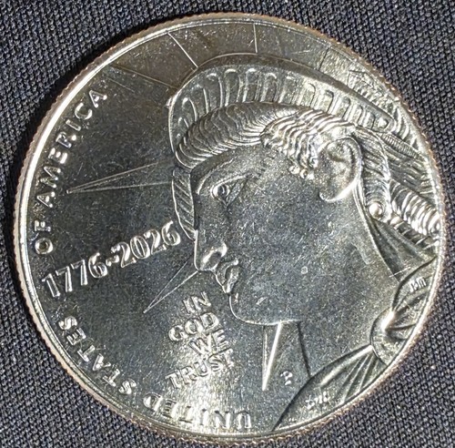 2026-P Enduring Liberty Half Dollar Unc with Obverse/Reverse Die Chips Error