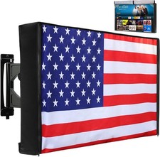 Outdoor TV Cover 71-75 Inch Weatherproof, Waterproof Outside TV Covers Heavy Dut