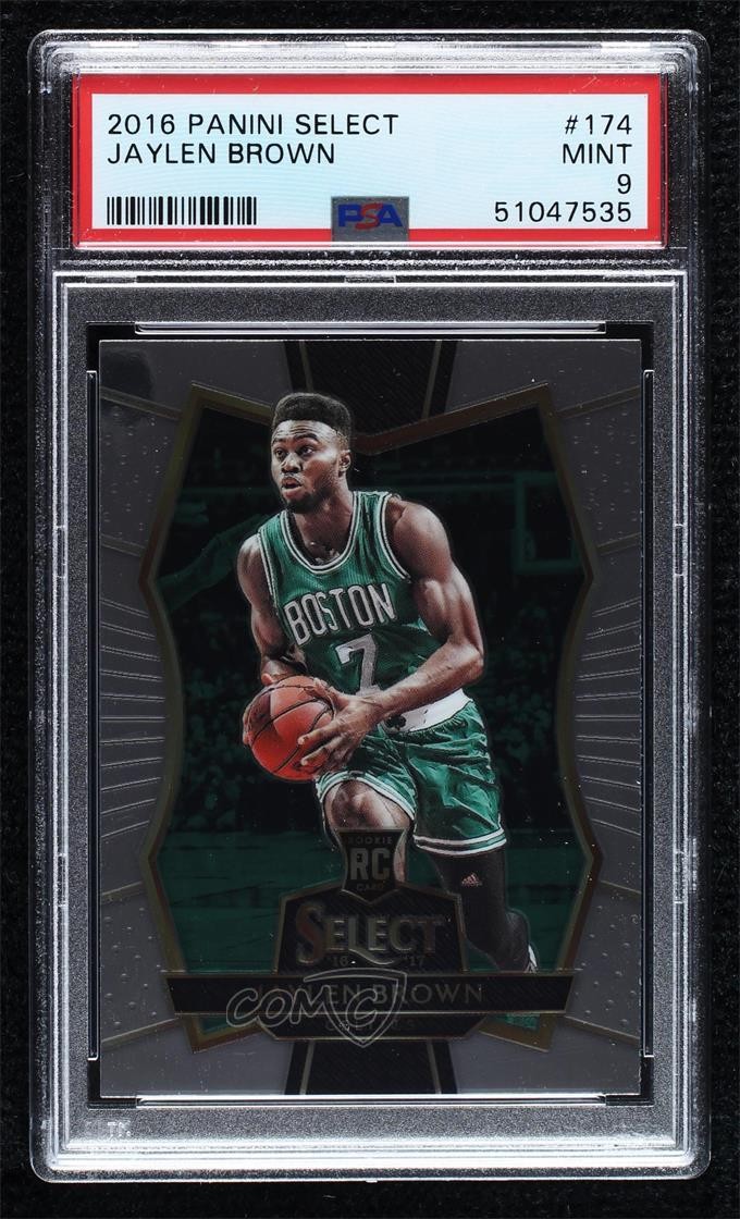 2016-17 Panini Select Premier Level Jaylen Brown #174 PSA 9 MINT 08xl