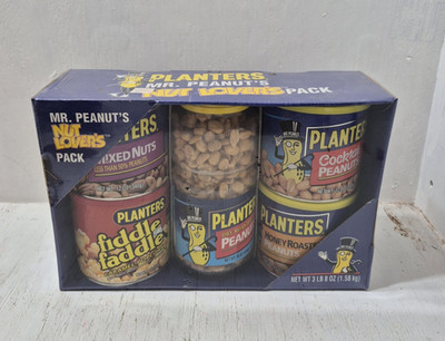 Vintage Mr. Peanut's Nut Lover's Pack Planters 1990s Sealed