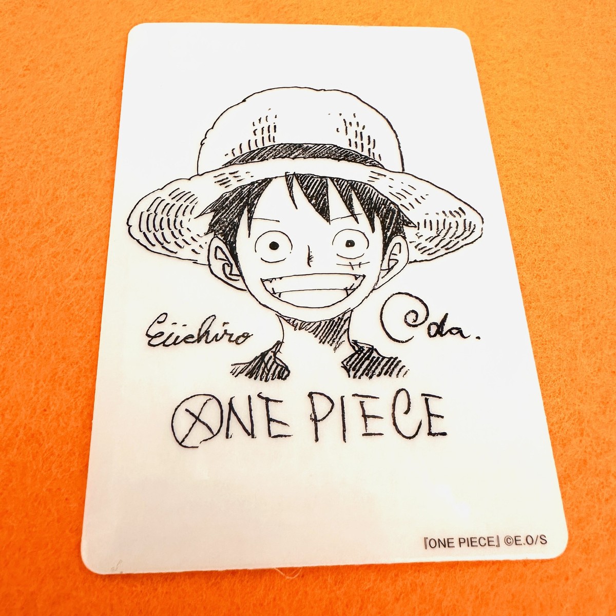 ONE PIECE Luffy Double Sticker Natsucomi 2022 Eiichiro Oda Japan