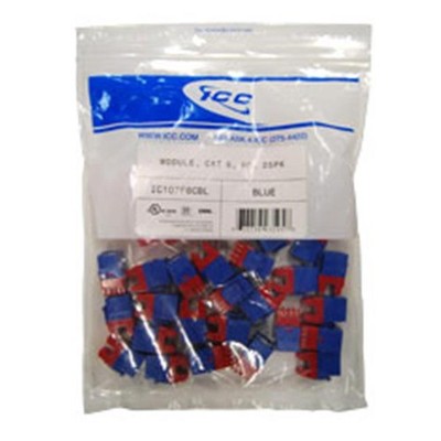 Icc Ic107F6Cbl Module Cat 6 Hd 25Pk Blue