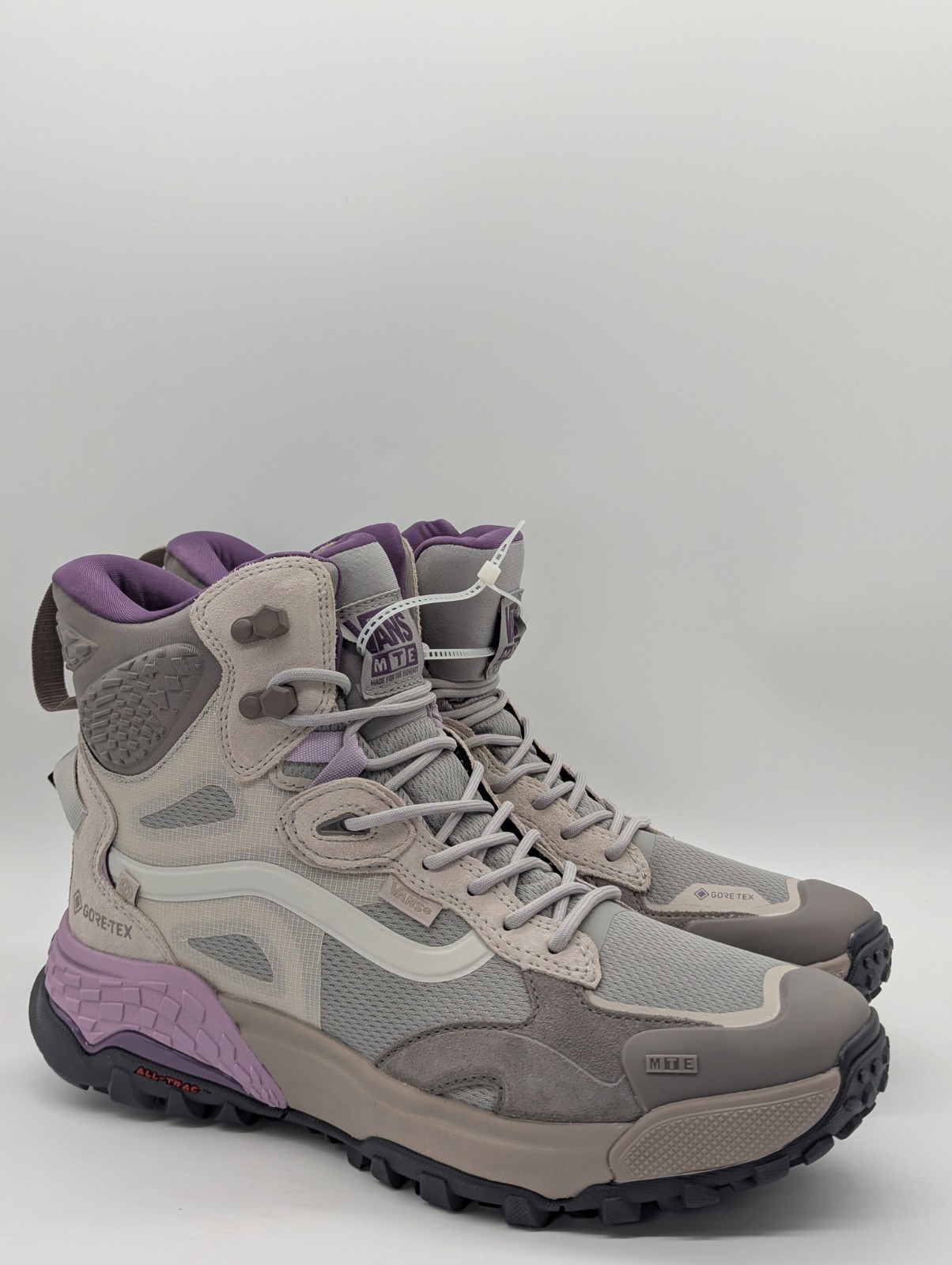 VANS Crestline Gray Purple Gore-Tex Waterproof Boots Mens Size 10.5 / Women's 12 thumbnail 2
