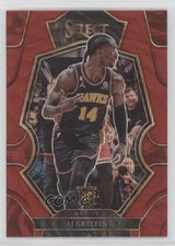 2022-23 Panini Select Premier Level Red Wave Prizm AJ Griffin #198 0t30