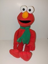 Sesame Street Elmo With Scarf Large 24" Plush Fisher Price 2006