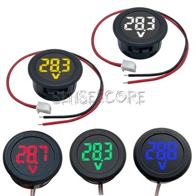 DC4V-100V Voltmeter LED Display Digital Panel Meter Voltage Indicator 5 Colors