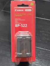 New Canon BP-522 Genuine battery 2200 mAh Cannon Lithium Ion Battery Pack