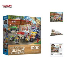 Chris Bigelow - Hot Rod Garage - 1000 Piece Jigsaw Puzzle for Adults