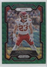 2023 Panini Prizm Green Wave Prizm Drue Tranquill #156 0kb5