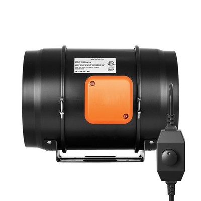 Uimoso 126W Inline-Kanalventilator 8'' Rauchabzug HVAC Growbox Rohrventilator