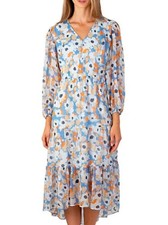 Joie Women's Floral Tiered Printed Tiered Maxi Dress, Sz XL, NWT, MSRP $268