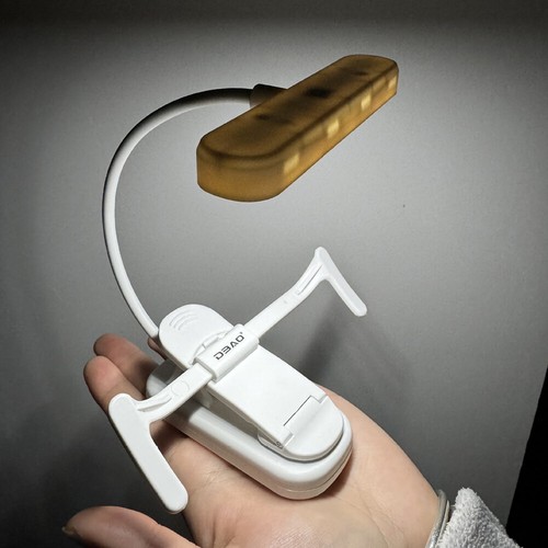 Wiederaufladbare Notenpultleuchte LED-Clip-On-Klavierlampe Leselampe Buchlampe S - Bild 2 von 10