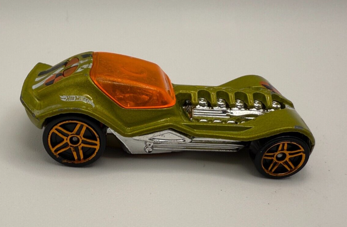 Hot Wheels Dieselboy Green Orange Diecast 2006 Mattel 1:64 Loose Collectible