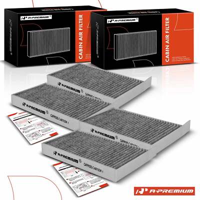 A-Premium 4x Activated Carbon Cabin Air Filter for Tesla Model Y 20-23 Model 3