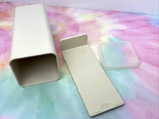 TUPPERWARE 1827 Cheese / Butter / Cracker Keeper w/Tray 1828 & White Lid 1829